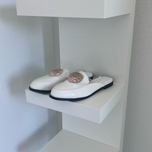 Brand new PLT flat mules